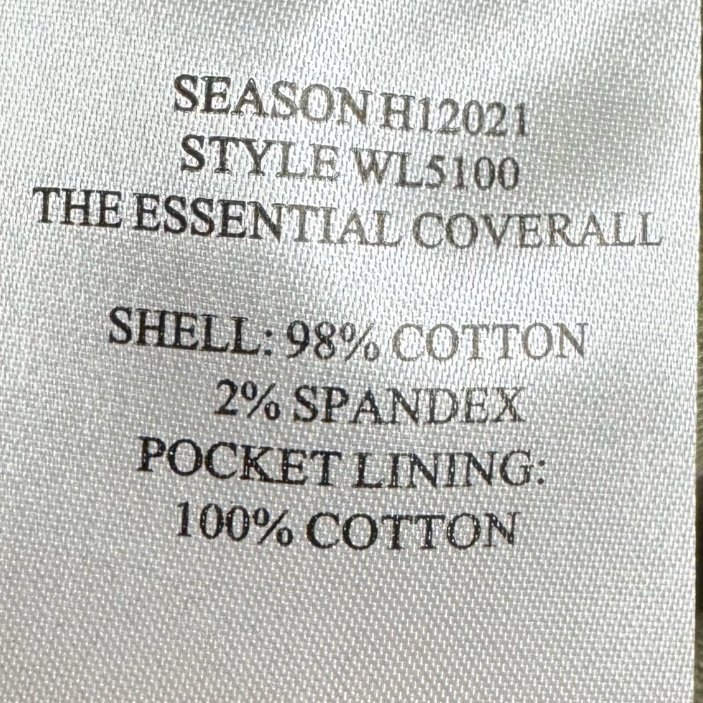 Wildfang The Essential Long Sleeve High Waisted Coverall Romper Red Small New - Picture 10 of 12